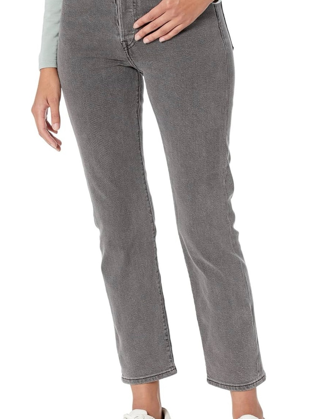 Levi's NWT Wedgie Straight Ankle Jeans in Gray